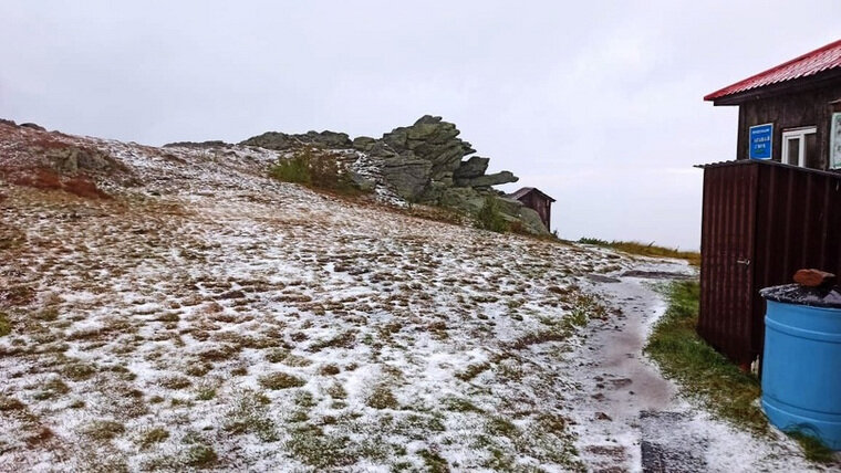    Первый снег выпал на территории Челябинской области
