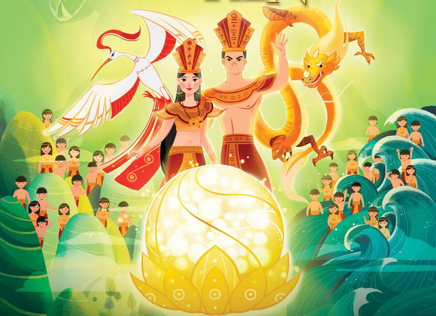 Легенда объясняет происхождение горных аувьетов и лаквьетов, живущих на равнине