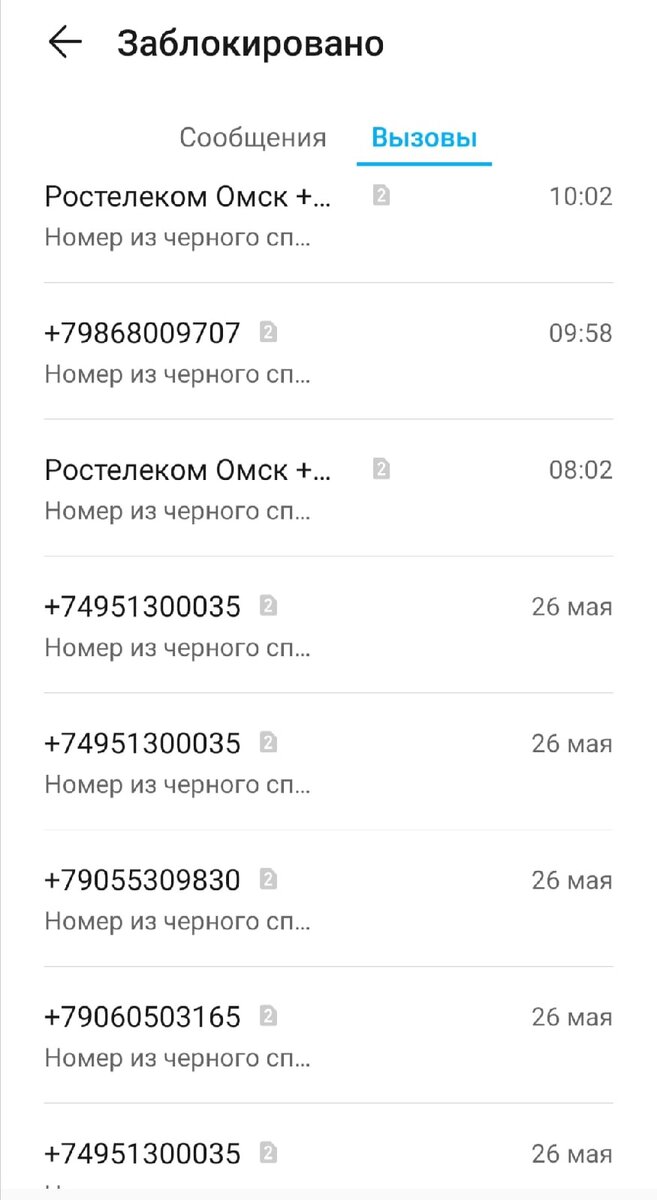 мой черный список постоянно пополняется