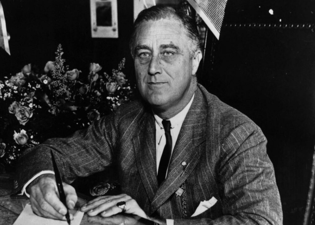 Франклин  Рузвельт.