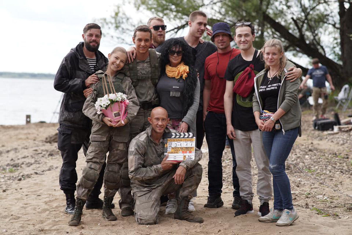 Фото со съемочной площадки сериала "Заповедный спецназ", для просмотра листайте