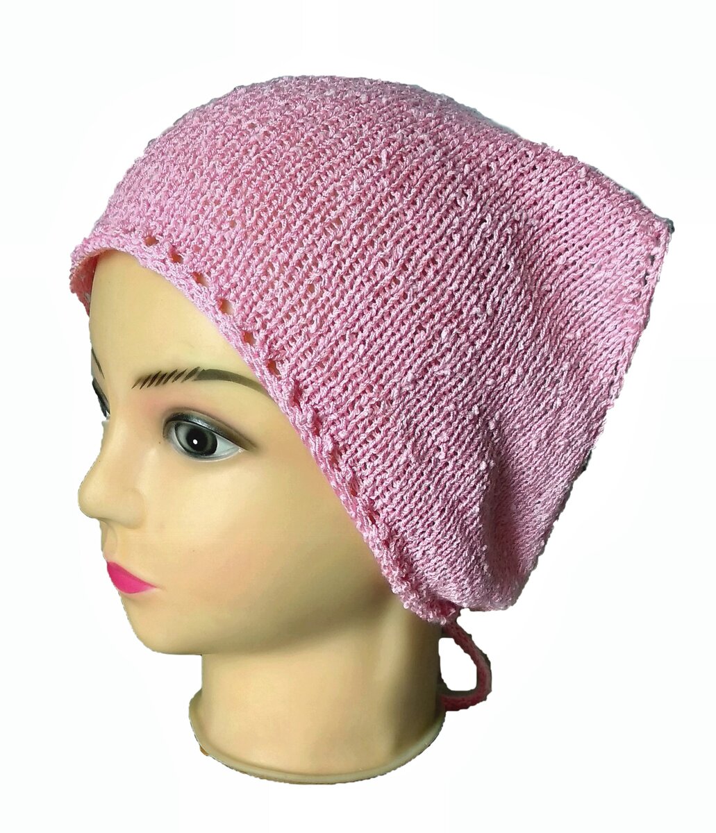 розовая косынка