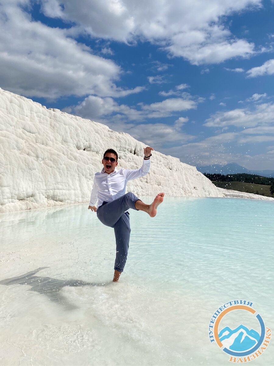 Травертины в Памуккале (фото автора)