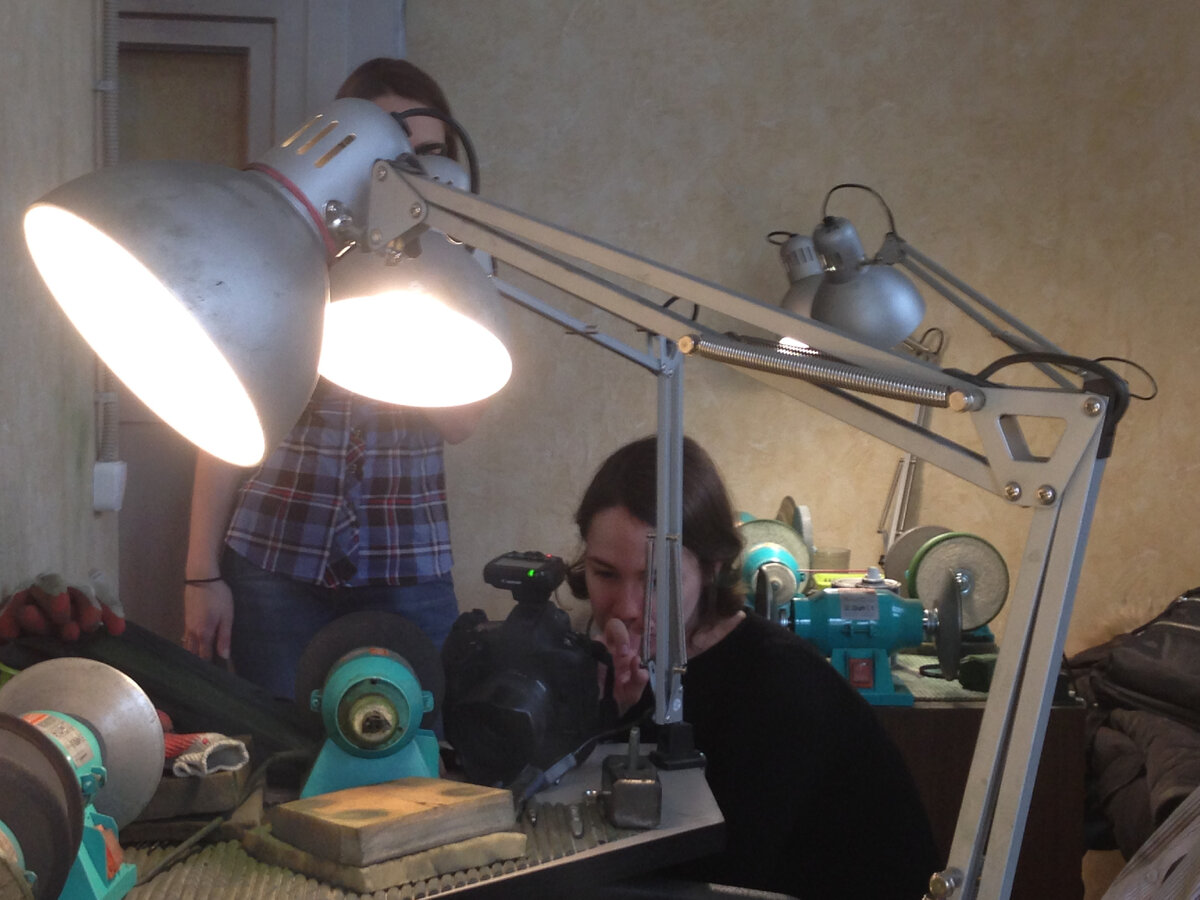 съемка в студии заточки Абсолют