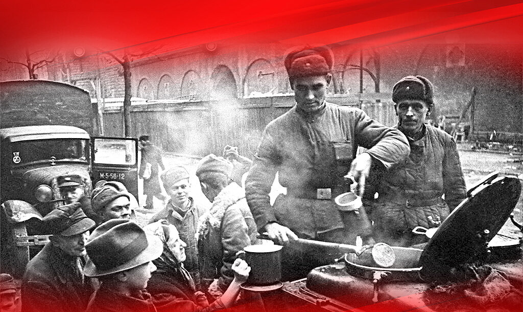 Полевая кухня для жителей Берлина