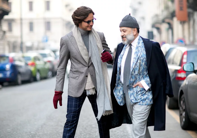 Уличная мужская мода для тех, кому за 40