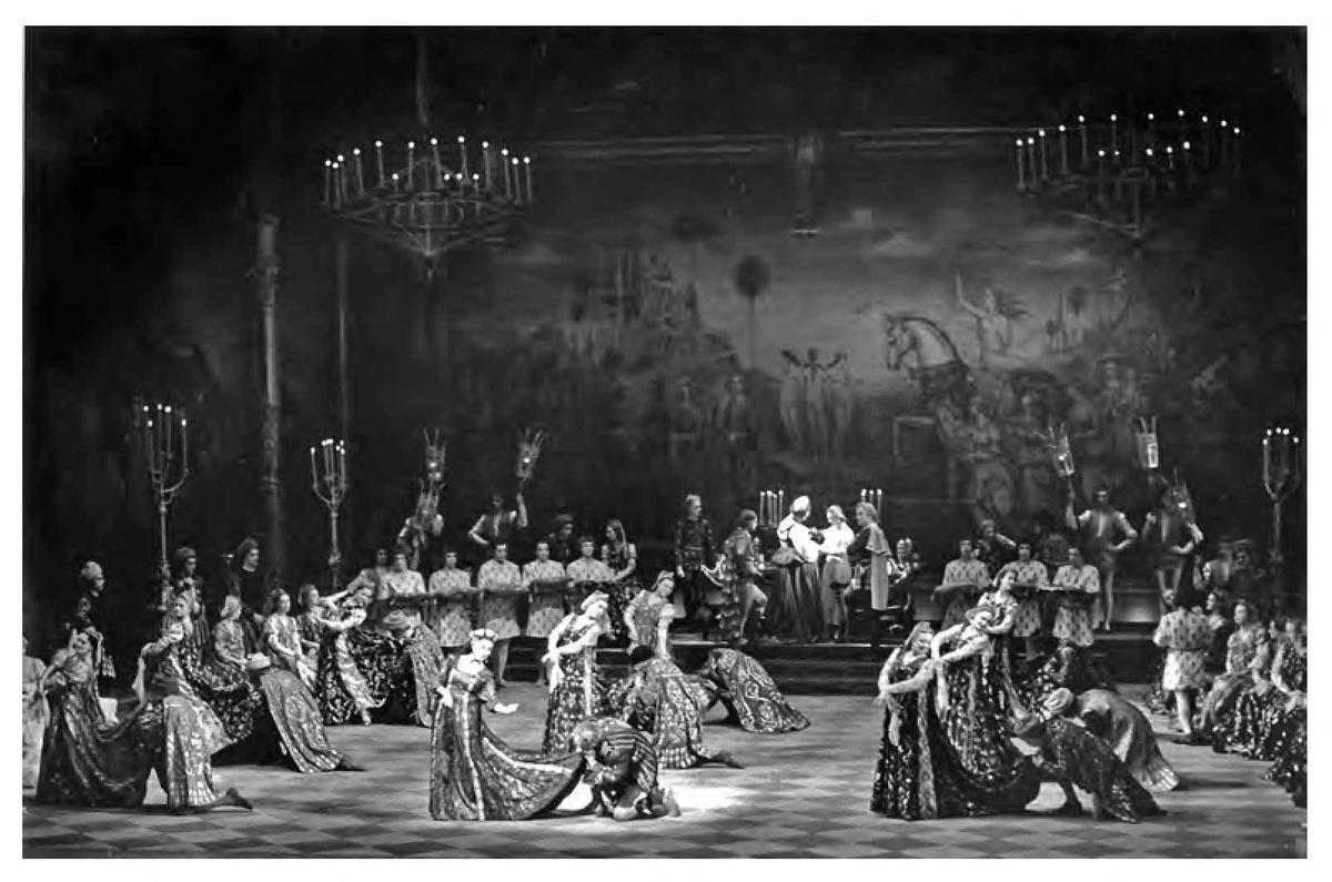 "Ромео и Джульетта" на сцене Королевского оперного театра, 1956