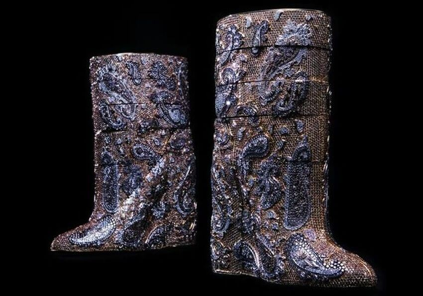 Vandevorst diamond boots. дорогие сапоги. самые дорогие сапоги. F. дорогие сапоги женские.