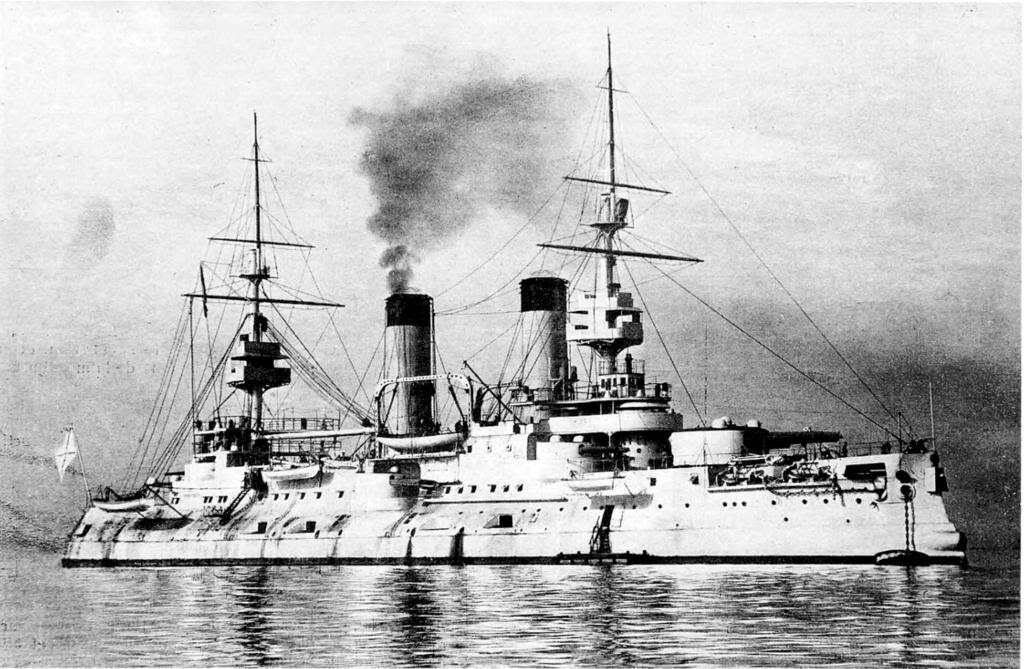 Броненосец «Цесаревич», участник русско-японской войны и флагман особого отряда Балтийского флота 