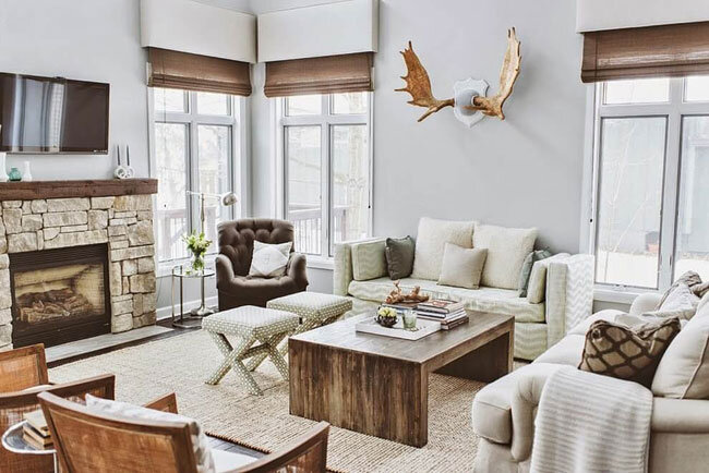 Стиль интерьера "Рустик" в частном доме