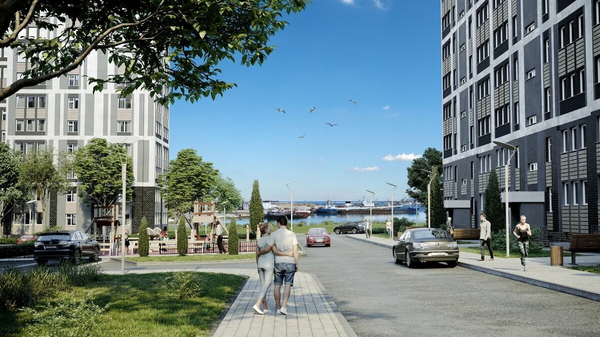 ЖК «Porto Franco» на рекламных рендерах