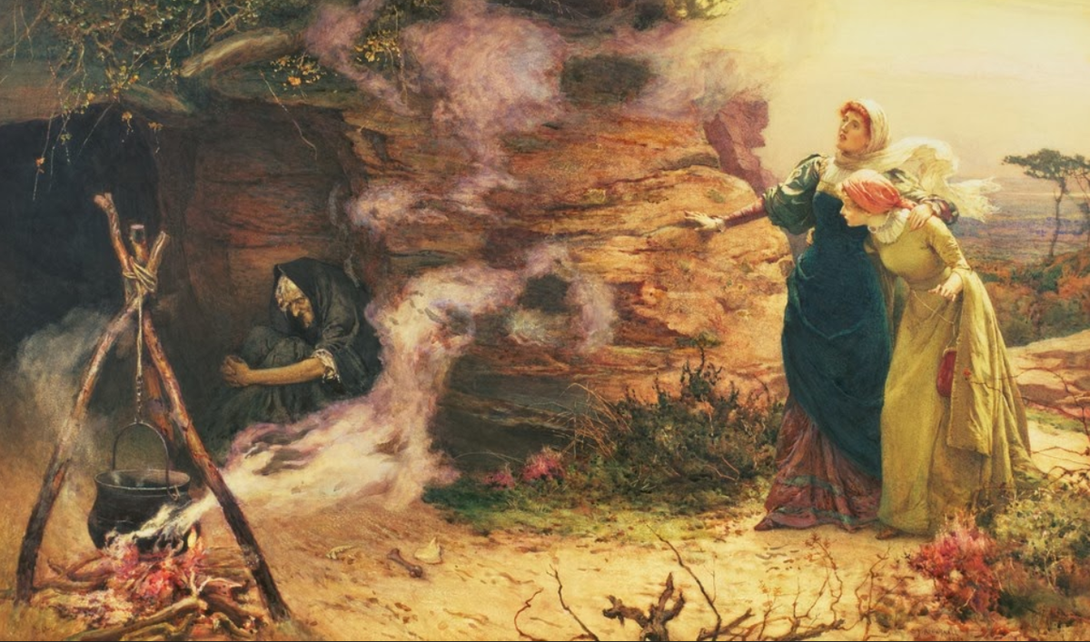 Эдвард Бретвалл. «Визит к ведьме» (1882)