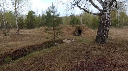 Обследуем заброшенную часть и нашли небольшое убежище