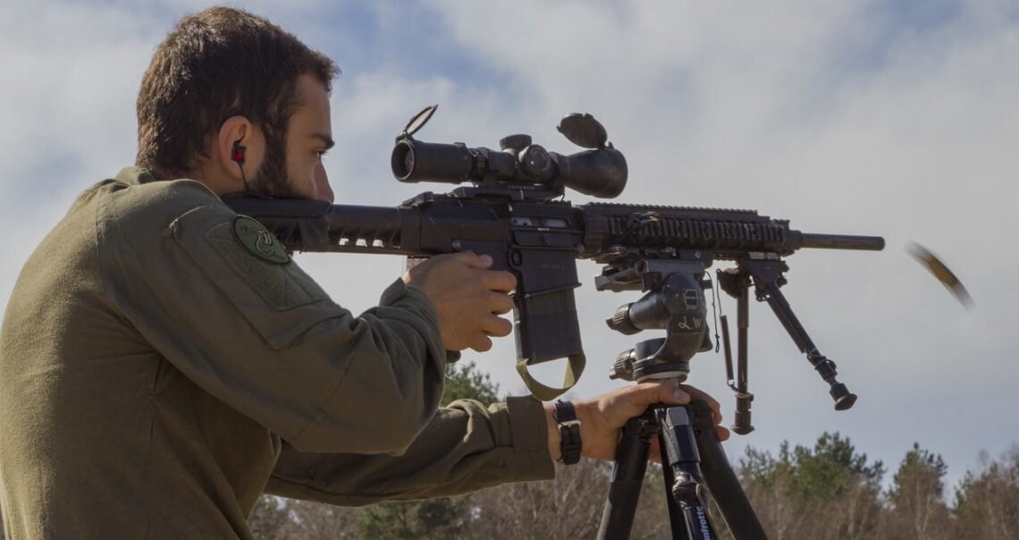 Самозарядная снайперская винтовка SR-25 в ЦАХАЛ