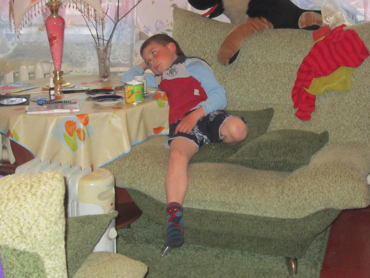 Мой сытый внук.Сейчас он уже вырос.Фото автора статьи.