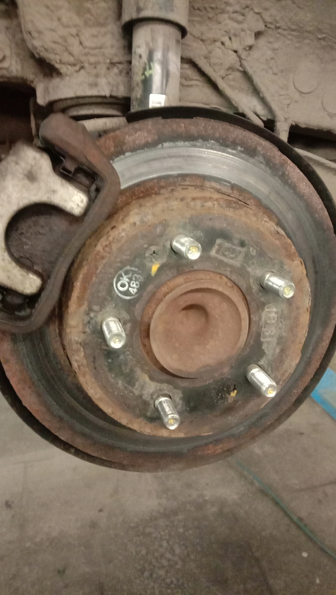 Вот так выглядел этот тормозной диск.