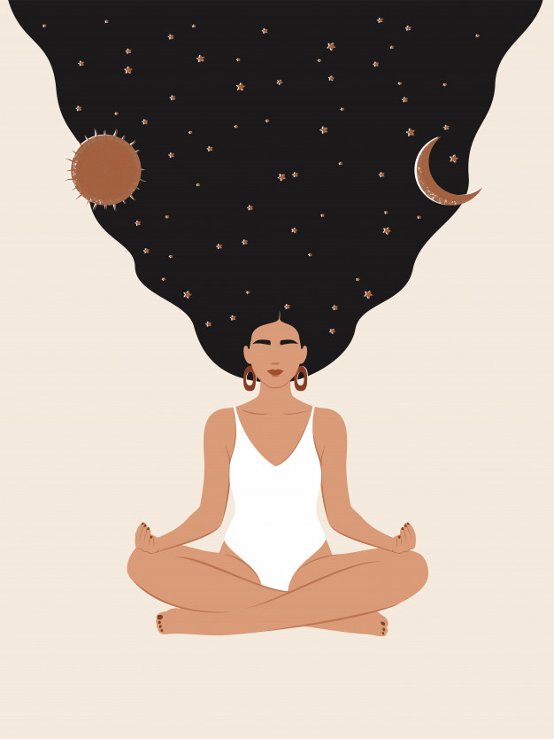 Источник фото: https://image.freepik.com/free-vector/woman-with-stars-sky-sun-and-moon-meditating-in-lotus-position_132937-302.jpg