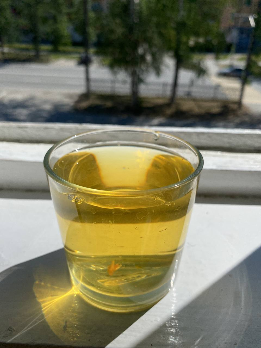 Вот такой раствор с луковой шелухой 