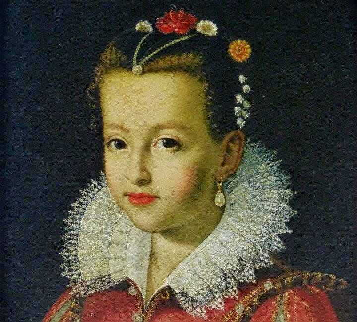 Мария Медичи в юности.