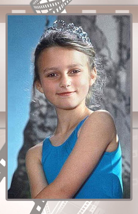 Кира Найтли в детстве.