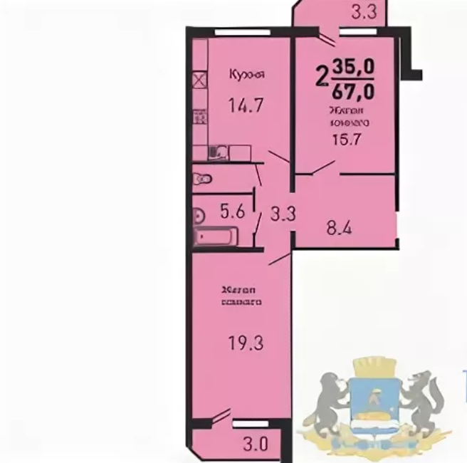 Квартира с окнами в противоположные стороны почему-то у нас называется - "распашонка".