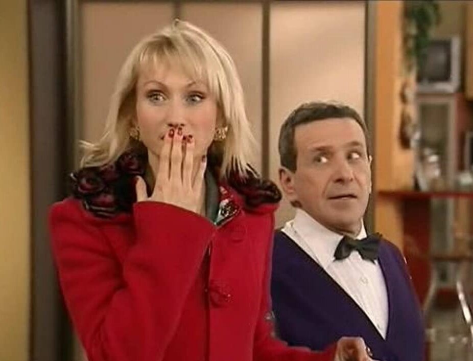 Кадр с Ольгой Прокофьевой из сериала "Моя прекрасная няня"