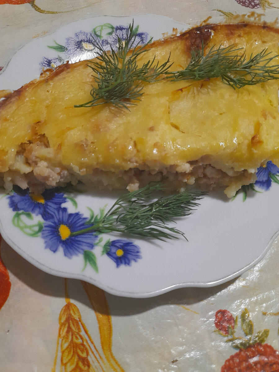 Картофельная запеканка с мясом