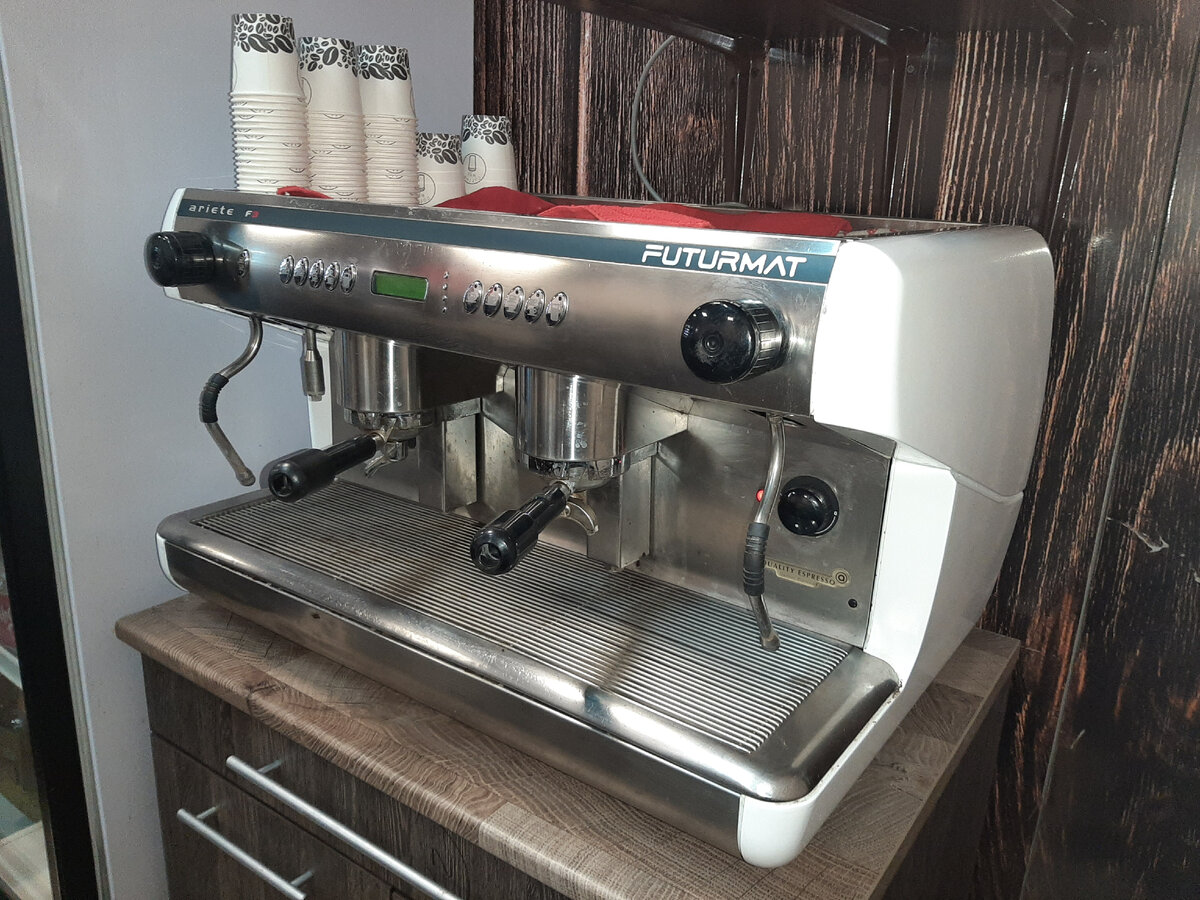 Кофемашина Futurmat Ariete F3/А, используемая на кофейне Coffee Way