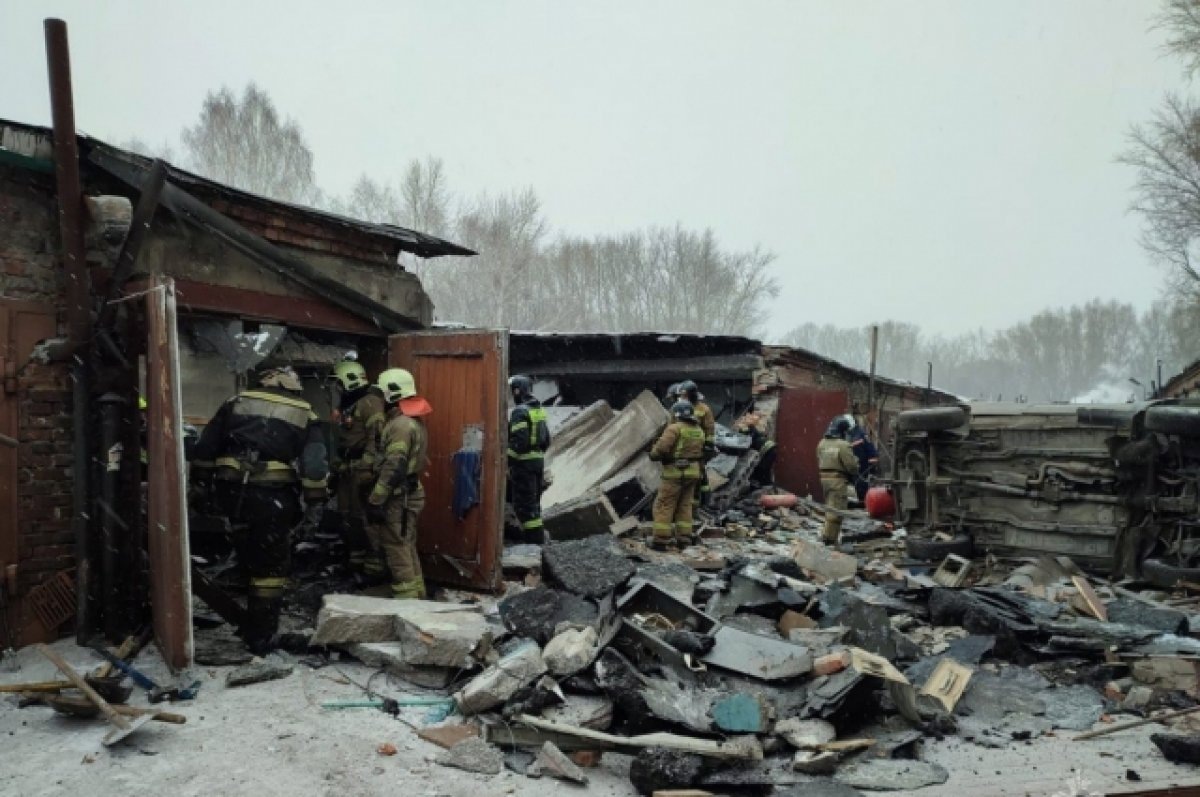    В Новосибирске возбуждено дело после взрыва газа в гаражном кооперативе