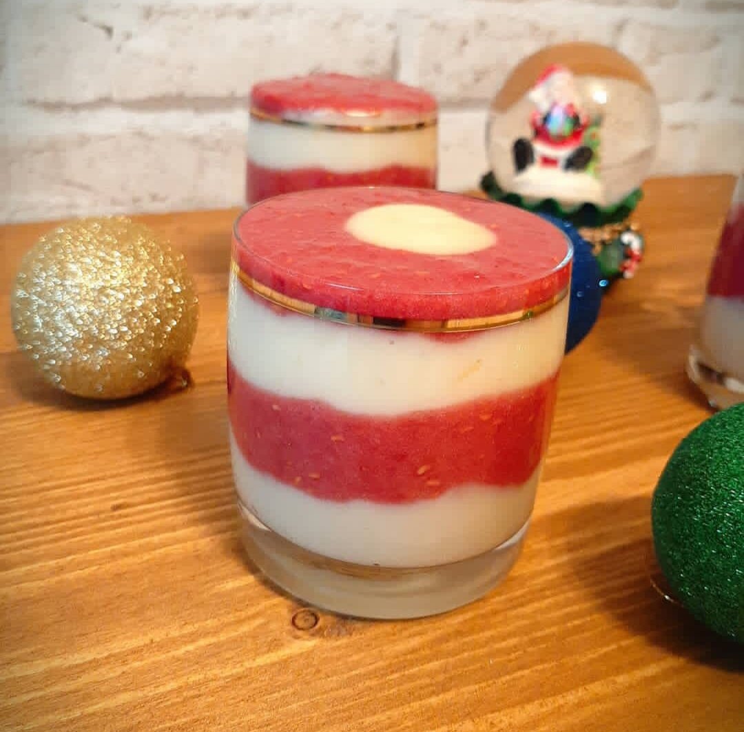 Десерт с ягодами. Фото автора 