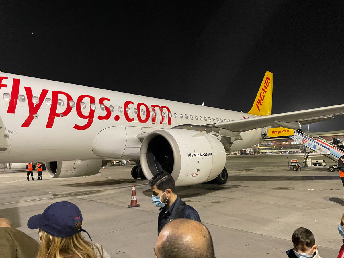 Самолёт авиакомпании Pegasus Airlines (фото из личного архива)