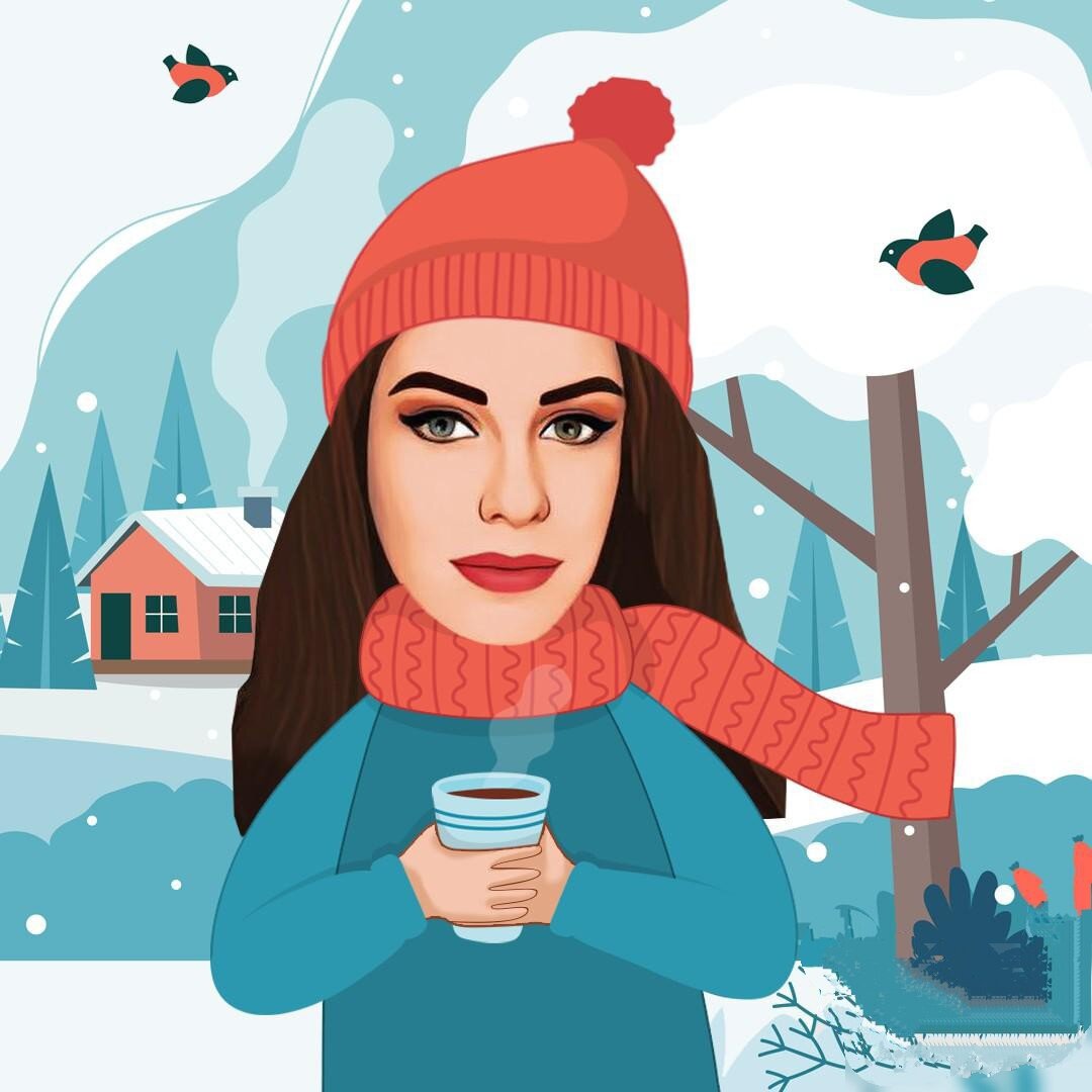 Зима - подходящее время года для подготовки к экзамену. Фото автора.