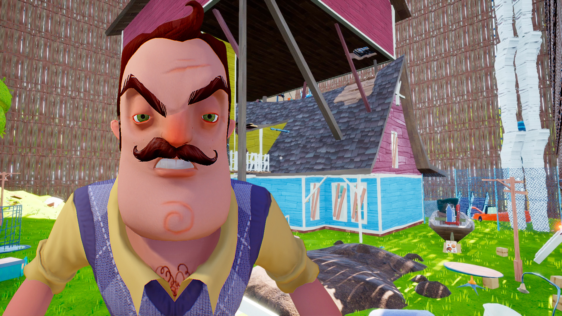 ШОУ ПРИВЕТ СОСЕД!СБЕЖАЛИ ИЗ ЛОВУШКИ!ИГРА HELLO NEIGHBOR MOD KIT ПРОХОЖДЕНИЕ  МОДА A SMALL HOUSE!FUNNY