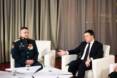    Интервью Губернатора Московской области Андрея Воробьева ©Константин Семенец Пресс-служба Губернатора и Правительства Московской области