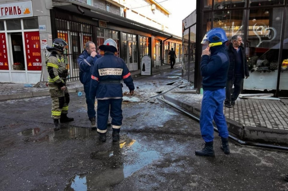    Бытовой газ взорвался в магазине на улице Фабричной в Назрани