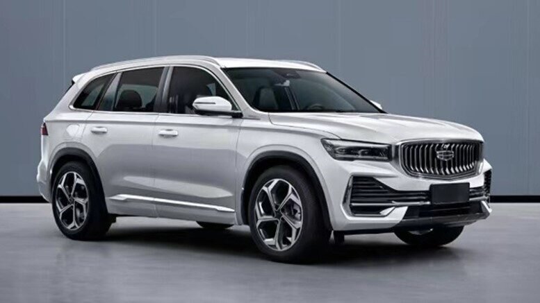 На фото из базы MIIT: кроссовер Geely KX11.
