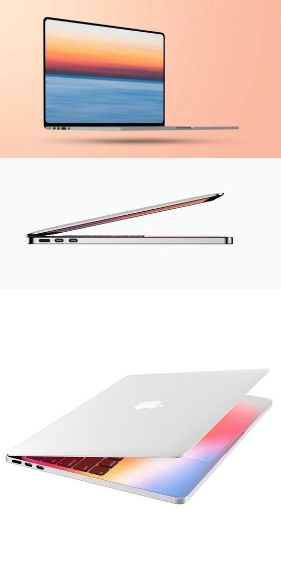 Концепт MacBook Pro в новом дизайне. Источник: ITHome