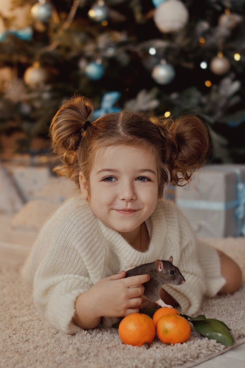 Ксюша и крыса Пуша