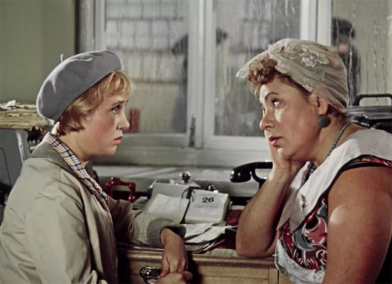 Кадр из фильма "Королева бензоколонки" (1962 г.)