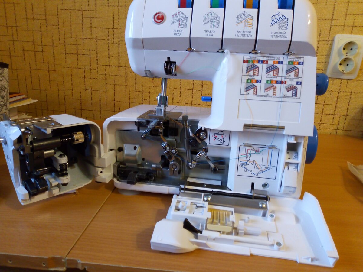 оверлок Комфорт в процессе пуско-наладки