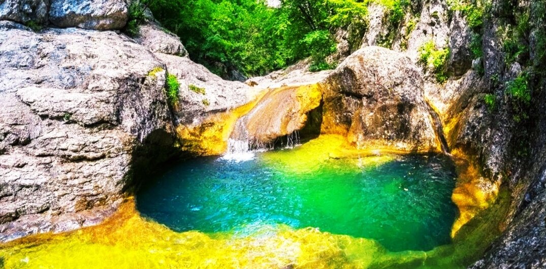 Ванна молодости. Жемчужина Большого каньона Крыма
