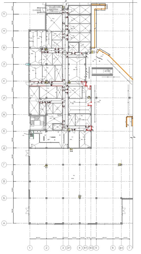 Фрагмент №5 плана производства работ по монтажу отбойников и ограждений
