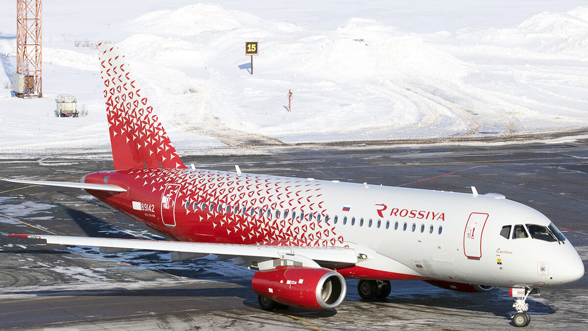 "Сухой Суперджет" авиакомпании "Россия". Фото с сайта Planespotters