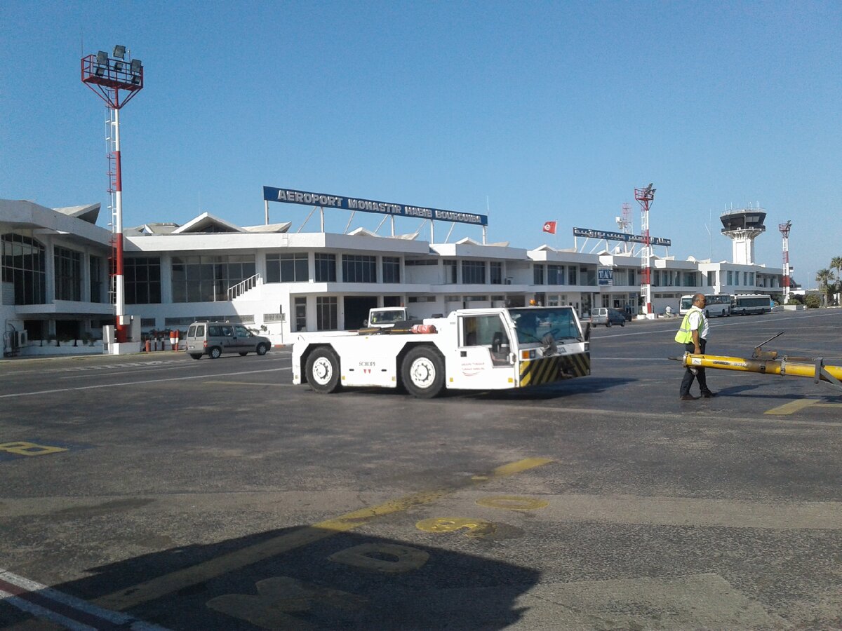 Аэропорт города Монастир. Тунис.