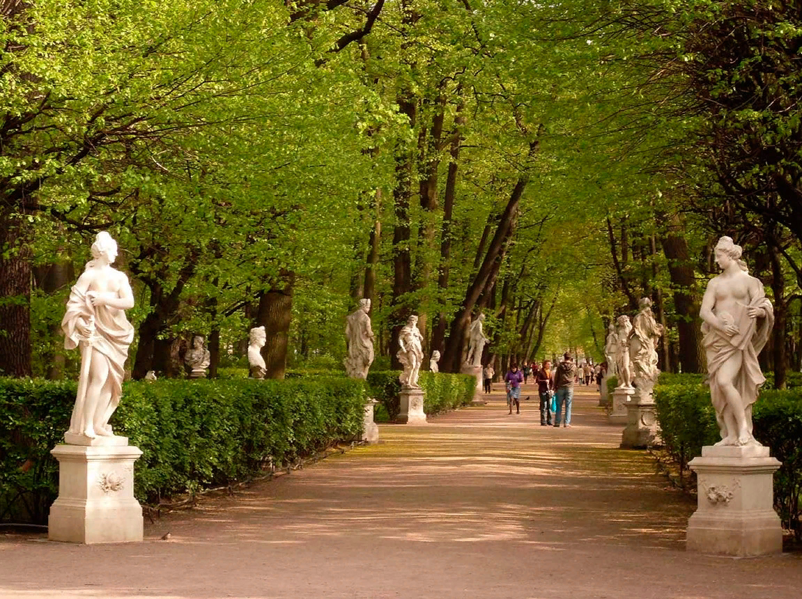 Фото летнего сада в санкт петербурге