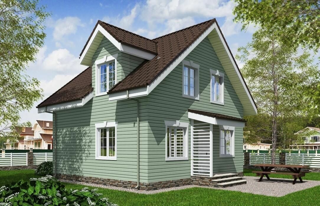 Компания-партнер агентства недвижимости "СОВА" в короткие сроки построит для вас вот такой замечательный дом в Тюмени по очень привлекательной цене.