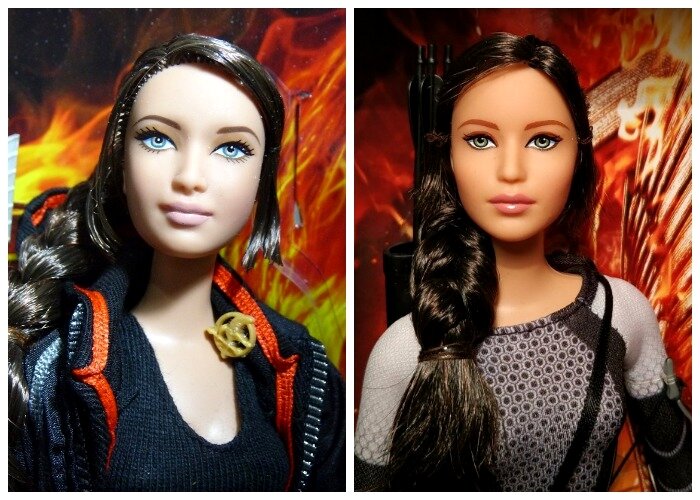 Для сравнения: молд Годдесс слева, портретный справа