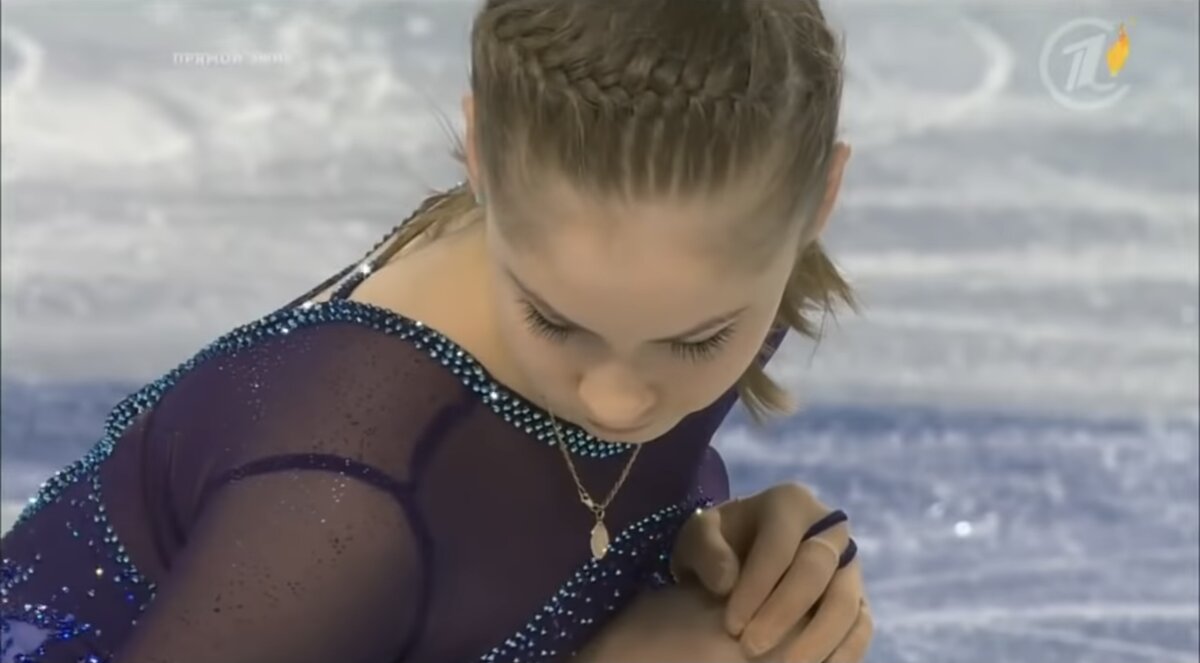 Юлия Липницкая, короткая программа в Сочи. Фото: принтскрин записи выступления