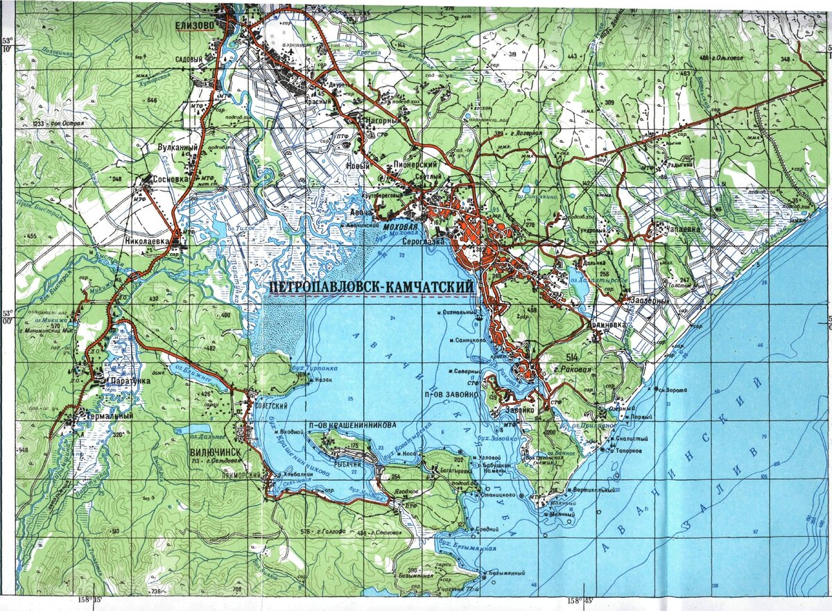 Карта приливов и отливов петропавловск камчатский авачинская бухта
