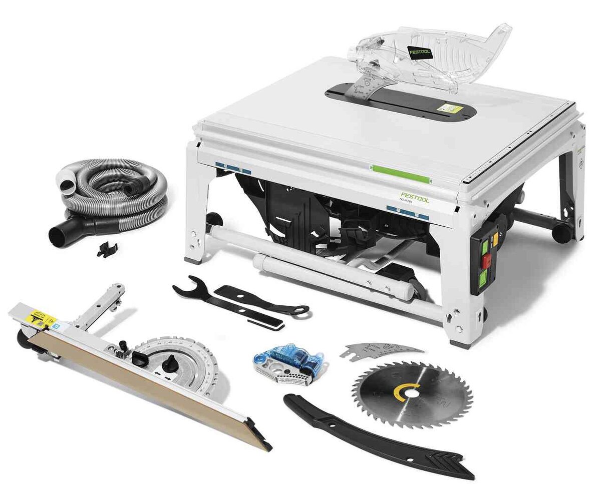 Комплектация новой пилы FESTOOL TKS 80